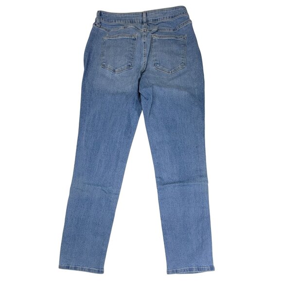 Sonoma Jeans Blue High Rise Curvy Straight Womens 8L New with Tags - Picture 2 of 8